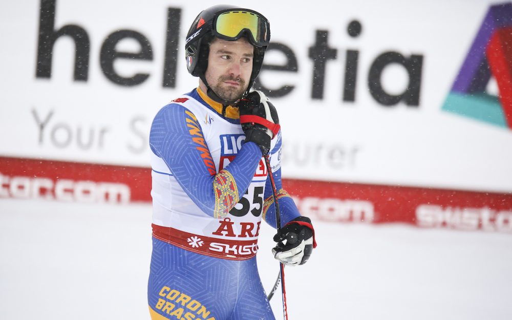 Ioan Valeriu Achiriloaie hört auf Sein letzte Highlight als Rennfahrer: Ioan Valeriu Achiriloaie an dem Ski-WM in Are. – Foto: GEPA pictures