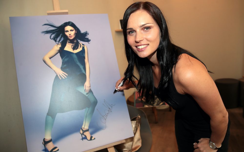 Am Samstag informiert Anna Veith über ihre Zukunft Anna Veith – eine Spitzensportlerin mit mehreren Facetten. – Foto: GEPA pictures