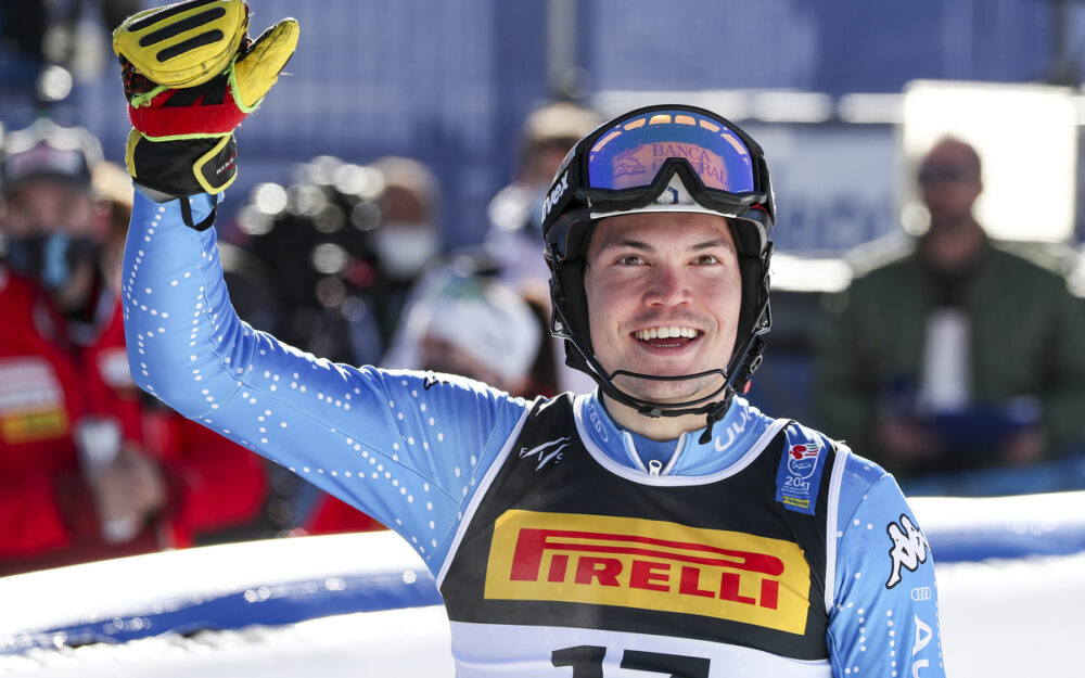 Nach langer Pause: Alex Vinatzer gewinnt einen Riesenslalom Alex Vinatzer. – Foto: GEPA pictures