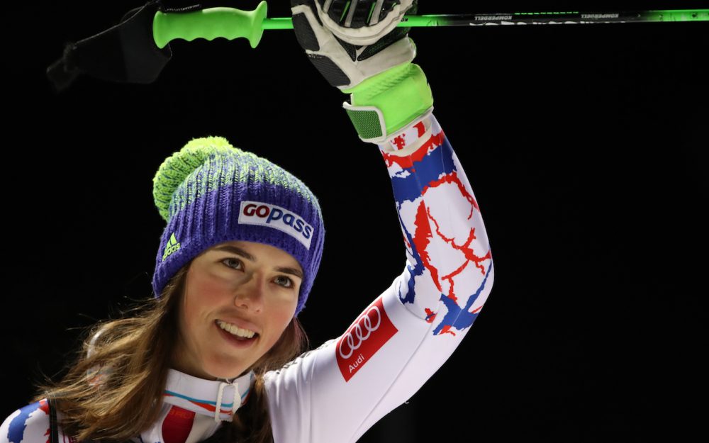Plant Petra Vlhova den Angriff auf die grosse Kugel? Petra Vlhova wird künftig auch in den Speed-Rennen zu sehen sein. – Foto: GEPA pictures