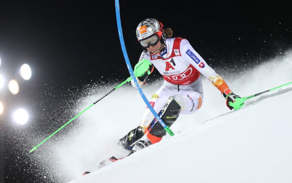 Petra Vlhova hat auch die „Männer-Piste“ im Griff Petra Vlhova hatte die Planai von Schladming im Griff. – Foto: GEPA pictures