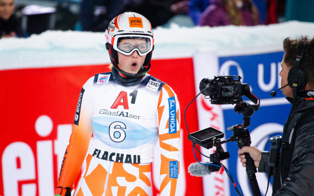 Nach einem Jahr Pause gewinnt Petra Vlhova im Slalom wieder Petra Vlhova. – Foto: GEPA pictures