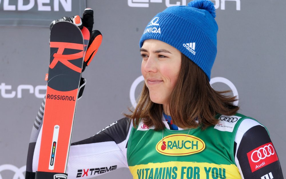 Petra Vlhova wärmt sich mit Siegen für die Rennen von Levi auf Petra Vlhova. – Foto: GEPA pictures