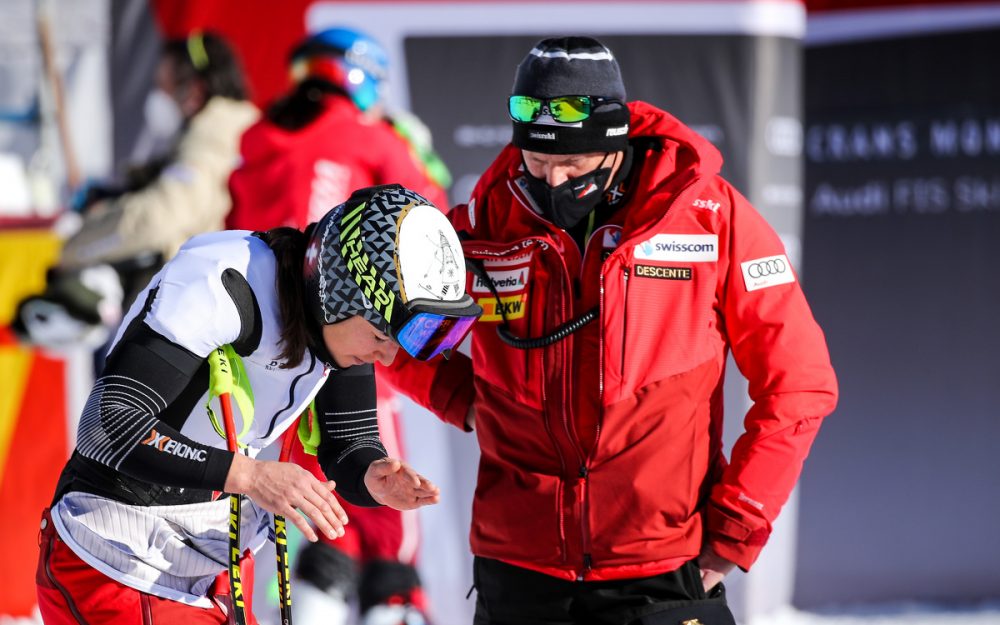 Wendy Holdener und ihr Coach trennen sich Wendy Holdener und Trainer Klaus Mayrhofer gehen getrennte Wege. – Foto: GEPA pictures