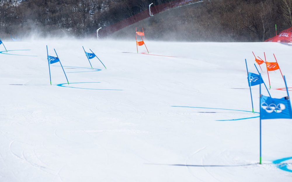 Kein Team-Event am Samstag – neuer Versuch am Sonntag Zu starker Wind – kein Skirennen am Samstag. – Foto: GEPA pictures