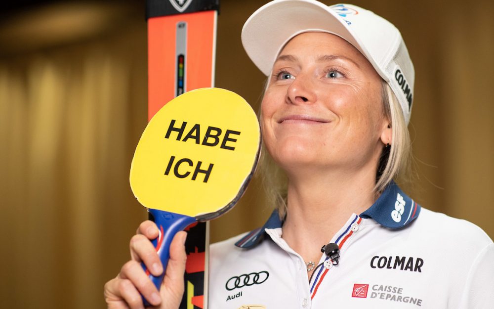 Hat das Olympia-Ticket in der Tasche: Tessa Worley. – Foto: GEPA pictures