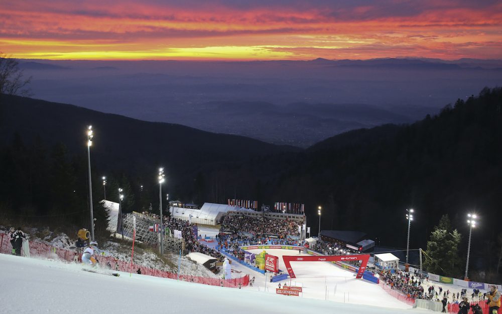 Der Skiweltcup macht auch 2021 in Zagreb Halt. – Foto: GEPA pictures