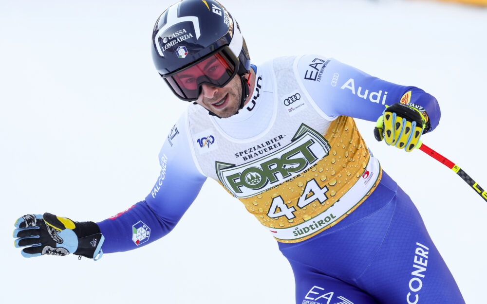Die Folge von Pietro Zazzis Sturz in Bormio: das Saisonende Pietro Zazzi. – Foto: GEPA pictures