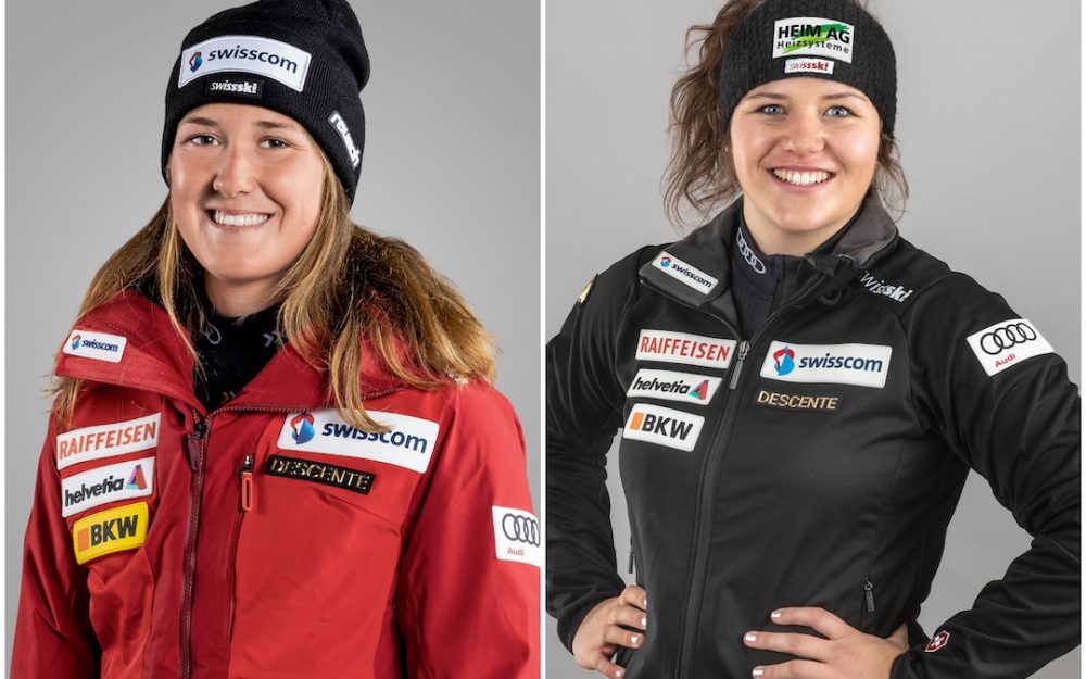 Lorina Zelger (links) und Aline Höpli können sich über ihre ersten Saisonerfolge freuen. – Foto: GEPA pictures