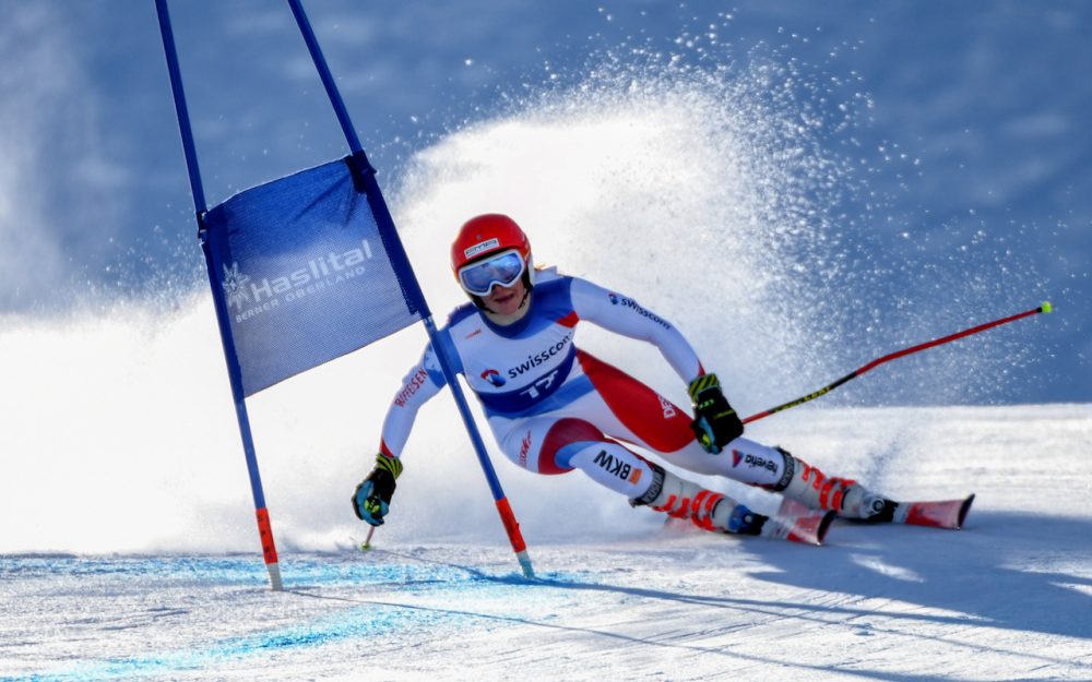 Lorina Zelger – ein grosser Sprung als erster Schritt Lorina Zelger in Action. – Foto: rk-photography.ch