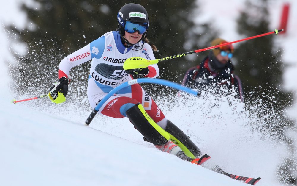 Lorina Zelger, hier beim Weltcup in Courchevel, hat sich verletzt. – Foto: GEPA pictures