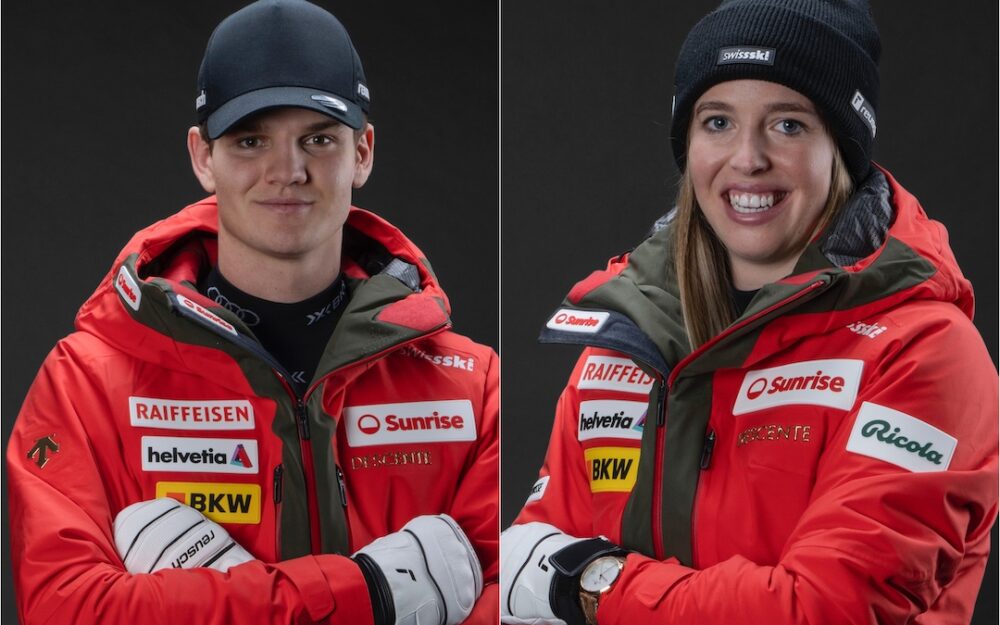 Doppeltes Verletzungspech im Team von Swiss Ski Lenny Sinnesberger und Melanie Michel fallen beide für den Rest des Winters 2024/25 aus. – Fotos: Swiss Ski