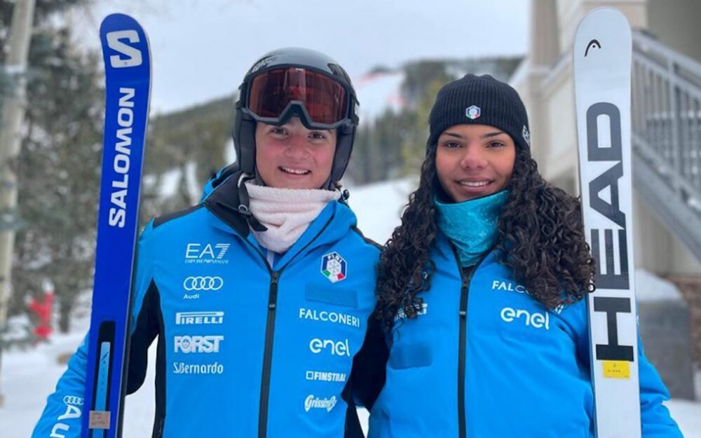 Anna Trocker (links) und Giada d'Antonio werden am Semmering ihre ersten Weltcup-Rennen bestreiten. – Foto: fisi.org