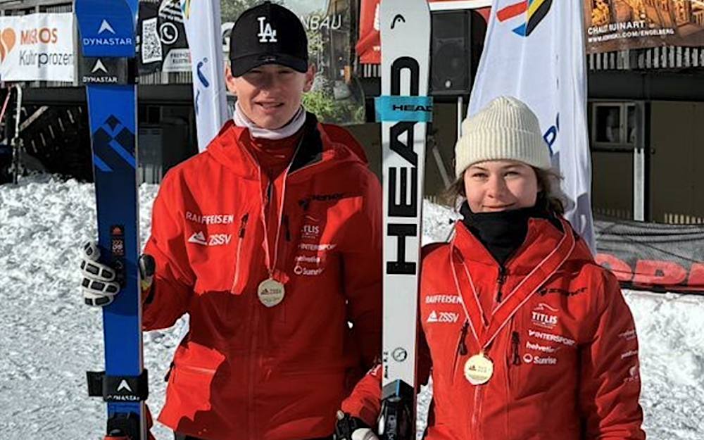 Lino Lustenberger und Alina Meier. – Foto: ZSSV