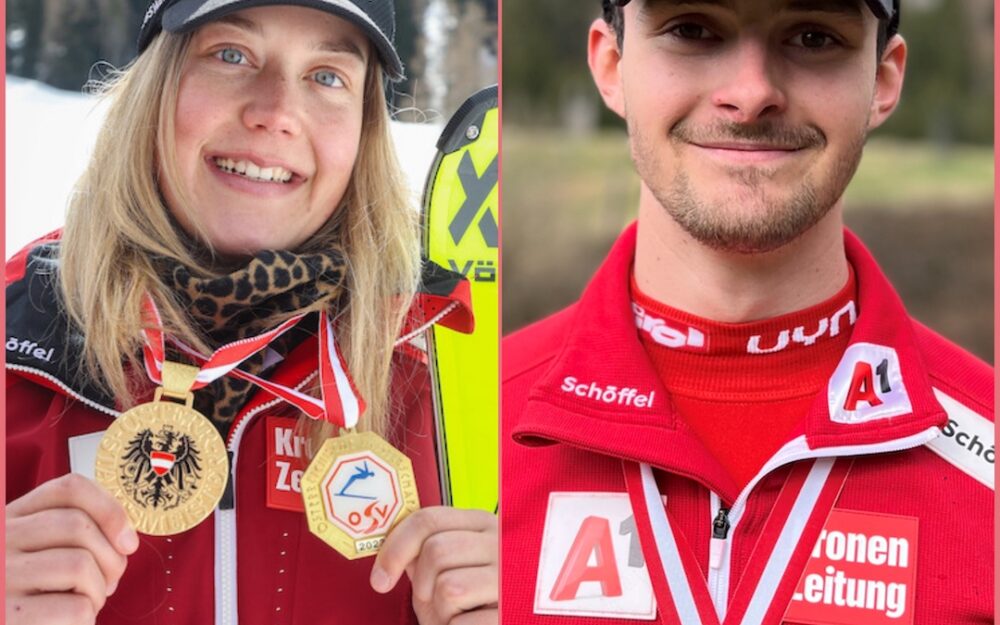 Gold und nationale Titel für Lisa Hörhager und Joshua Sturm. – Foto: GEPA pictures / ÖSV