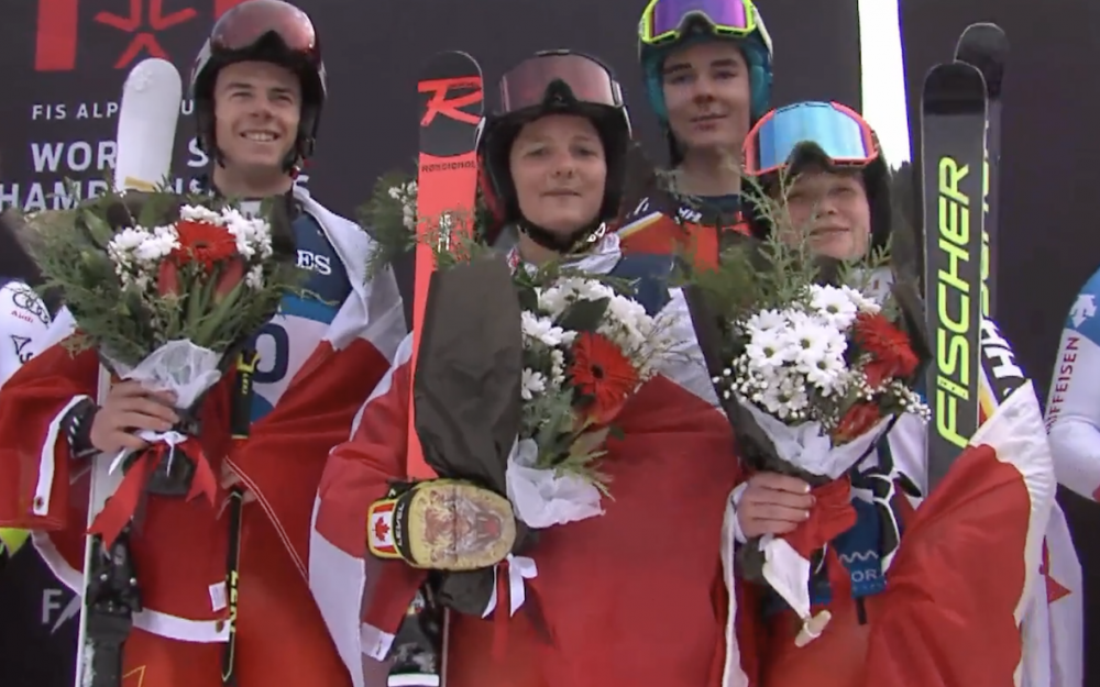 Kanada gewinnt bei der Heim-WM Gold im Team-Event. – Foto: screenshot