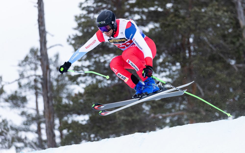 Skicross: Enttäuschung in Grasgehren Jonas Lenherr. – Archivbild: GEPA pictures