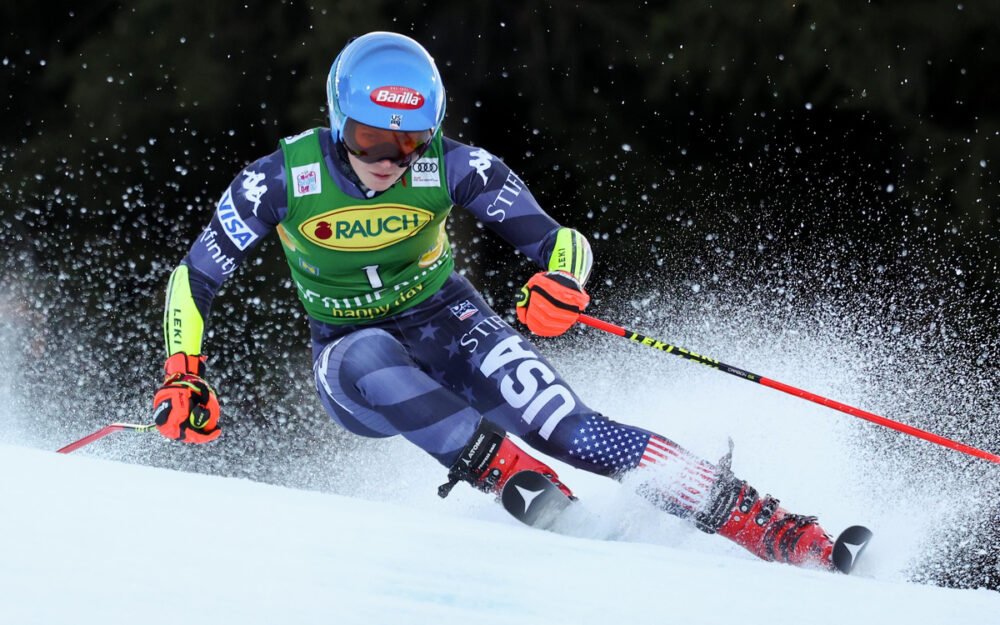 Der 78. Weltcup-Sieg für Mikaela Shiffrin ist Tatsache Mikaela Shiffrin. – Foto: GEPA pictures