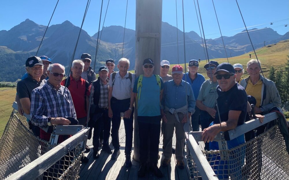 Beste Laune beim "Skifritzen"-Treffen in Arosa.