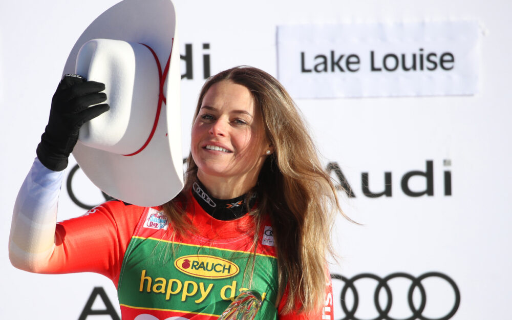 Definitiv keine Weltcup-Rennen in Lake Louise Corinne Suter ist die (vorerst?) letzte Siegerin bei einem Weltcup-Rennen in Lake Louise. – Foto: GEPA pictures